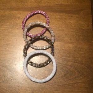 Bracelets.  Set of 4.